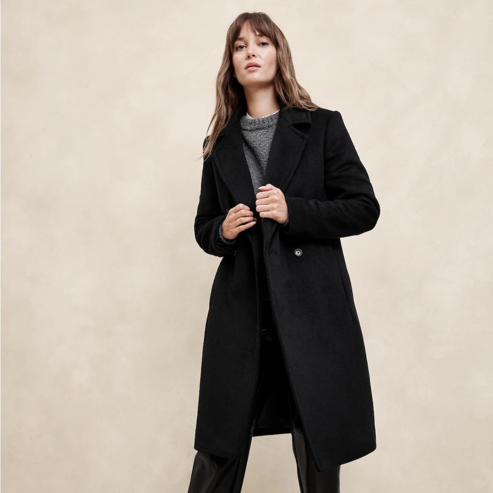 Banana Republic Women's Black Coat